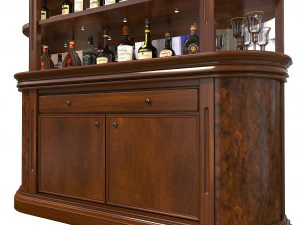 display cabinet classic style 3 3D Model