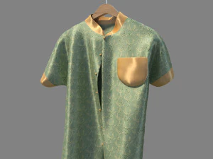 clothing on hanger 3D Model
