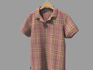 clothing on hanger 3D Model