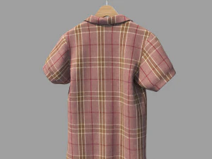 clothing on hanger 3D Model