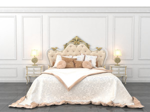 european style bed 9 3D Model