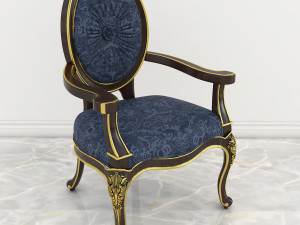 european carved dinning set 2 3D Model