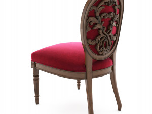 european carved dinning set 3 Model 3D