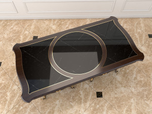 european style dinning table 3D Model