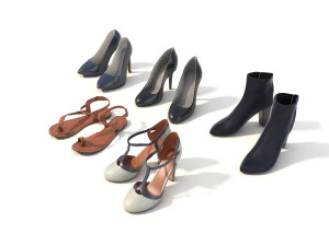 women shoes 5 3D Model