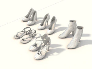 women shoes 5 3D Model
