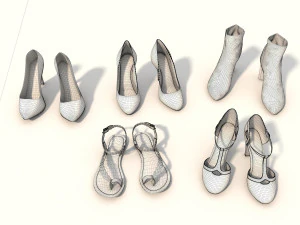 women shoes 5 3D Model