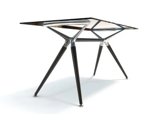 modern design dining table set 3D Model