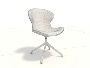 modern design dining table set 3D 模型