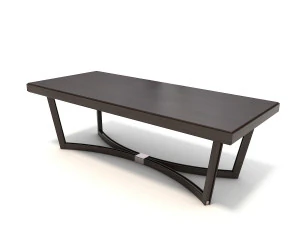 contemporary design dining table set 2 3D Model