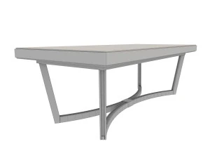 contemporary design dining table set 2 3D Model