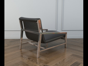 relaxing chairs and coffee table Modèle 3D