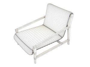 relaxing chairs and coffee table 3D Model