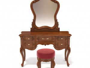 classic dressing table Model 3D