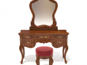 classic dressing table 3D Model