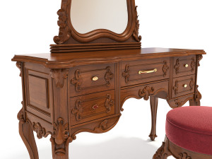 classic dressing table Model 3D