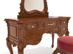 classic dressing table 3D Model