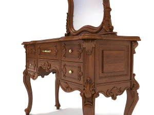 classic dressing table 3D Model