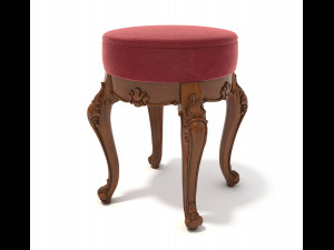 classic dressing table Model 3D