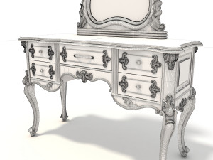 classic dressing table Model 3D