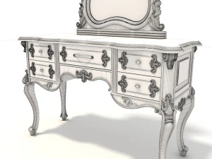 classic dressing table 3D Model