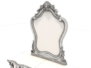 classic dressing table Model 3D