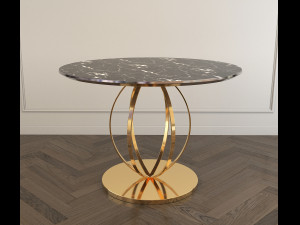modern design dining table set 2 3D Модель