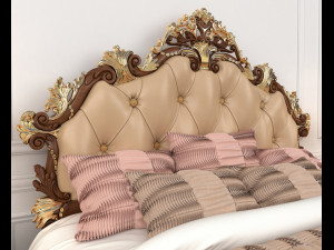 classic bed 8 3D Модель