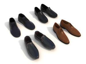 shoes collection set 2 3D Model