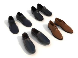 shoes collection set 2 3D Model