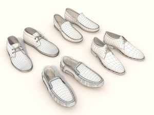 shoes collection set 2 3D Model