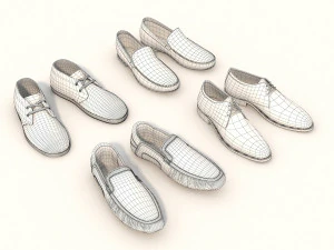 shoes collection set 2 3D Model