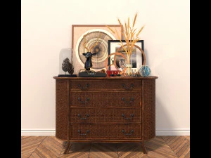 sideboard chest of drawer 3D Model