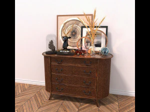 sideboard chest of drawer 3D Model