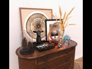 sideboard chest of drawer 3D Model