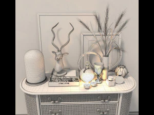 sideboard chest of drawer 3D Model