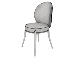 modern dining table and chair 3D Model