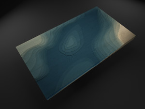 epoxy resin coffee table 3D Модель