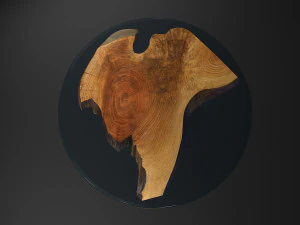 epoxy resin coffee table 3D Model