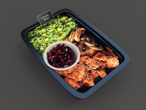 chinese fast food Model 3D