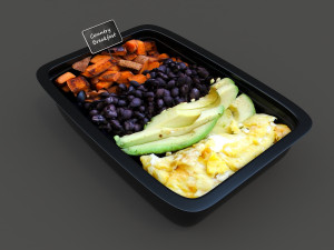 chinese fast food Model 3D