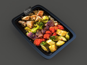 chinese fast food Model 3D