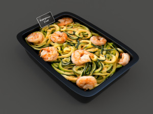 chinese fast food Model 3D