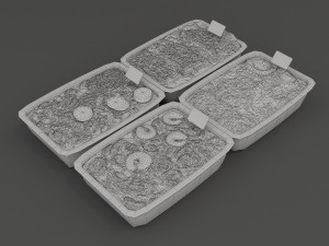 chinese fast food Model 3D