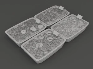 chinese fast food 3D Model