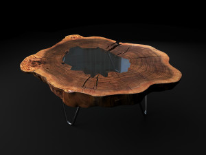 epoxy resin coffee table 2 Model 3D