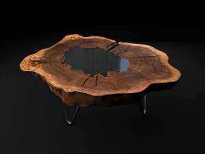 epoxy resin coffee table 2 3D Model