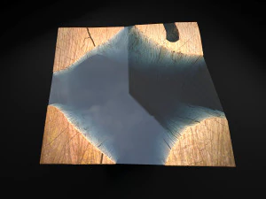 epoxy resin coffee table 2 3D Model
