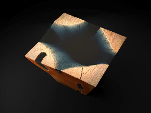 epoxy resin coffee table 2 3D Model