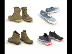 shoes collection 3Dモデル